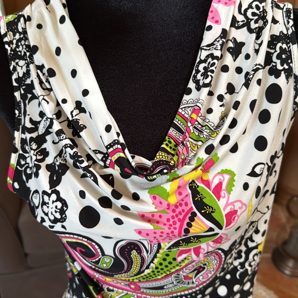Vibrant Paisley Women's Top Peter Nygard - Picture 5 of 5